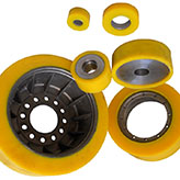 polyurethane urethane PU parts products -logistic wheels-High industry Tech.jpg